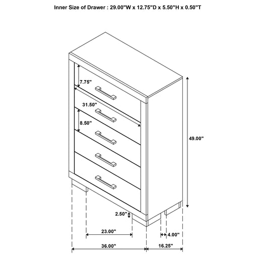 Jessica Minimalistic Platform Bedroom Set - Casa Morelos / Coahuila Furniture (Oklahoma City, OK)