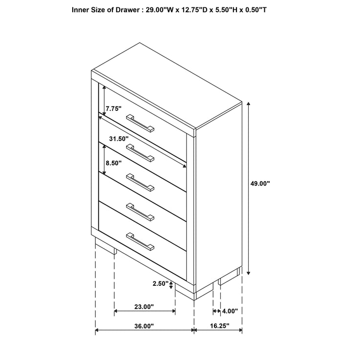 Jessica Minimalistic Platform Bedroom Set - Casa Morelos / Coahuila Furniture (Oklahoma City, OK)