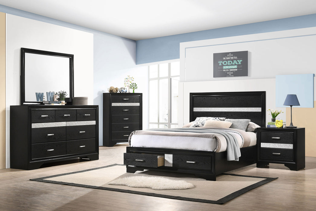 Miranda Bedroom Set with Storage - Casa Morelos / Coahuila Furniture (Oklahoma City, OK)