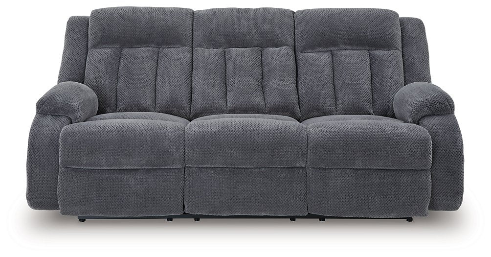 Observation Power Reclining Sofa with Drop Down Table - Casa Morelos / Coahuila Furniture (Oklahoma City, OK)