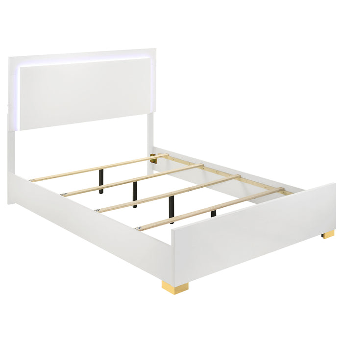 Marceline Beds White & Black Eastren King, Full, Twin, & Queen - Casa Morelos / Coahuila Furniture (Oklahoma City, OK)