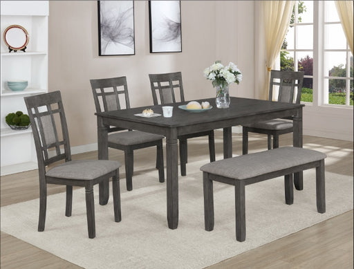 Paige 6pc Dinette w/Bench - Casa Morelos / Coahuila Furniture (Oklahoma City, OK)