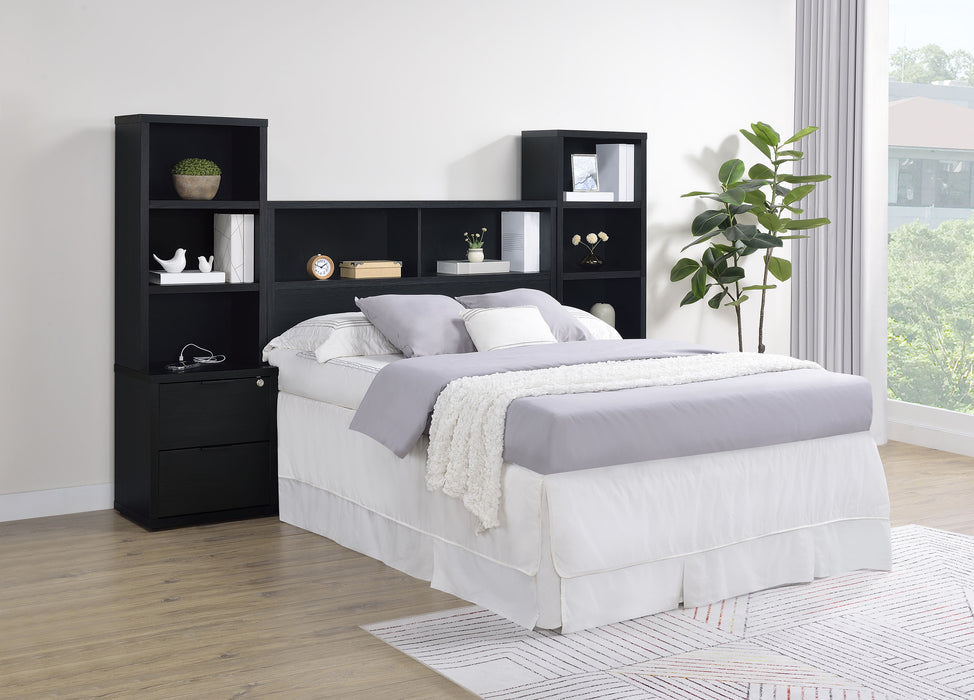 Westpark 5 Pc Twin & Full Bedroom Set Black, Brown & Natural - Casa Morelos / Coahuila Furniture (Oklahoma City, OK)