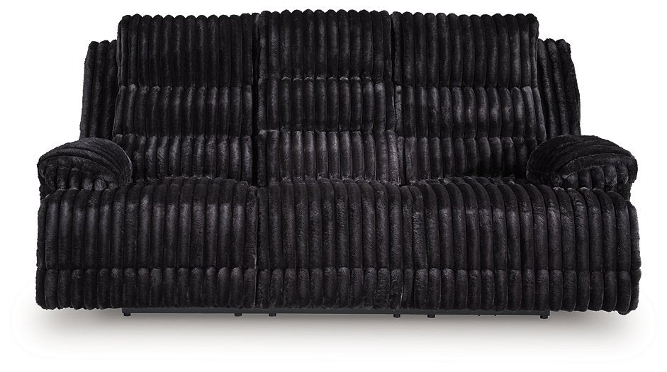 Rhine Falls Power Reclining Sofa with Drop Down Table - Casa Morelos / Coahuila Furniture (Oklahoma City, OK)