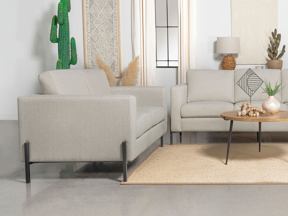 Tilly Upholstered Track Arms Loveseat - Casa Morelos / Coahuila Furniture (Oklahoma City, OK)