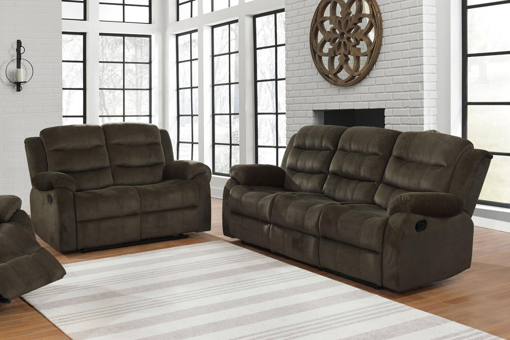 Rodman Upholstered Tufted Living Room Set Olive Brown - Casa Morelos / Coahuila Furniture (Oklahoma City, OK)