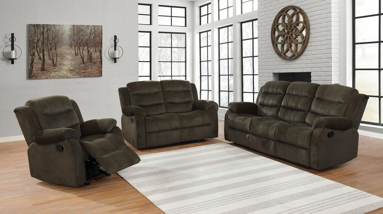 Rodman Upholstered Tufted Living Room Set Olive Brown - Casa Morelos / Coahuila Furniture (Oklahoma City, OK)
