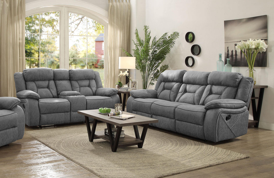 Higgins Upholstered Tufted Living Room Set - Casa Morelos / Coahuila Furniture (Oklahoma City, OK)