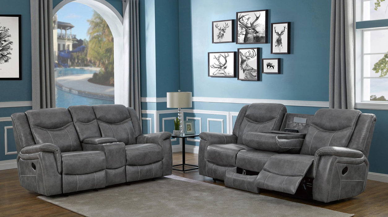 Conrad 2-piece Living Room Set Grey - Casa Morelos / Coahuila Furniture (Oklahoma City, OK)