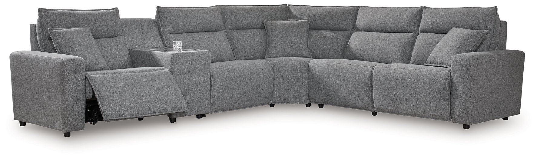 Modmax Reclining Sectional with Console - Casa Morelos / Coahuila Furniture (Oklahoma City, OK)