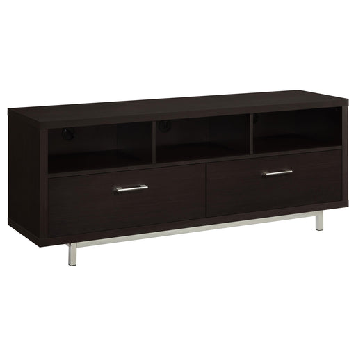 Casey 2-drawer Rectangular TV Console Cappuccino - Casa Morelos / Coahuila Furniture (Oklahoma City, OK)
