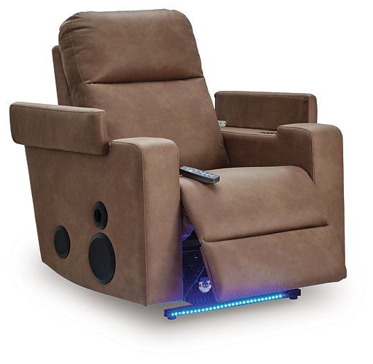 Lorrenton Power Glider Recliner with Audio System - Casa Morelos / Coahuila Furniture (Oklahoma City, OK)