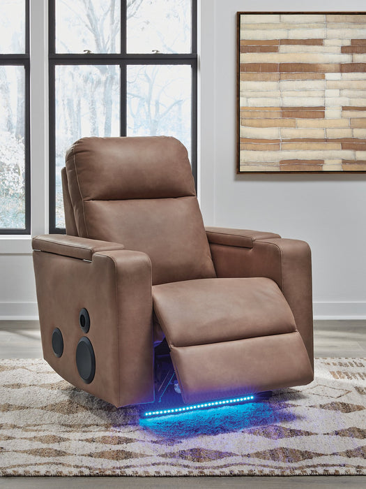 Lorrenton Power Glider Recliner with Audio System - Casa Morelos / Coahuila Furniture (Oklahoma City, OK)