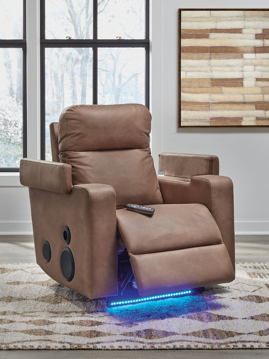 Lorrenton Power Glider Recliner with Audio System - Casa Morelos / Coahuila Furniture (Oklahoma City, OK)