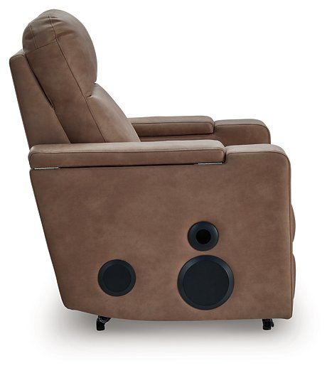 Lorrenton Power Glider Recliner with Audio System - Casa Morelos / Coahuila Furniture (Oklahoma City, OK)