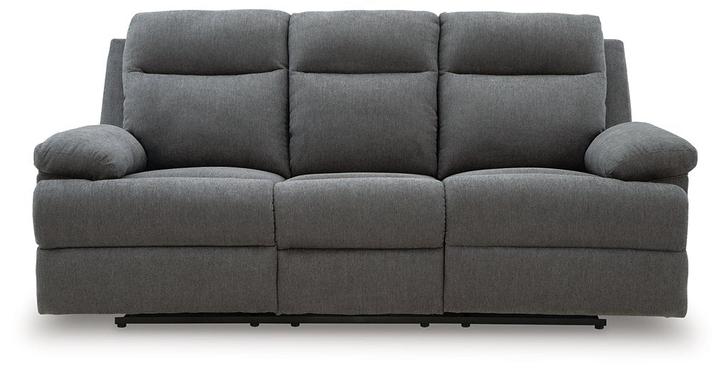Side-Swipe Reclining Sofa with Drop Down Table - Casa Morelos / Coahuila Furniture (Oklahoma City, OK)