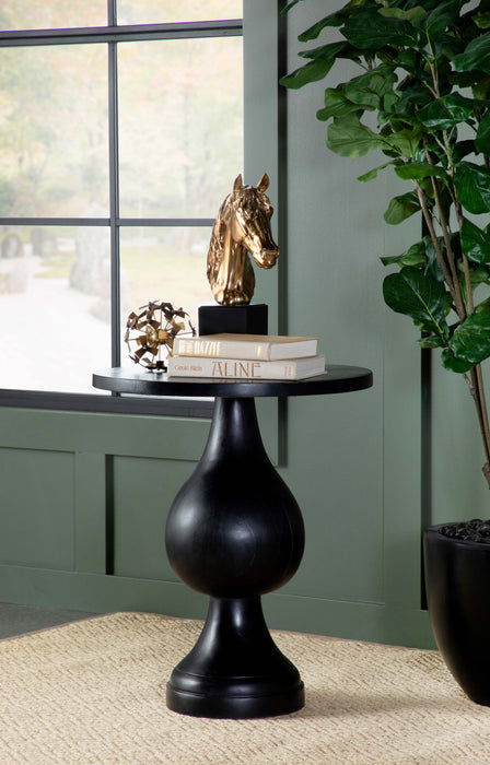Dianella Round Pedestal Accent Table - Casa Morelos / Coahuila Furniture (Oklahoma City, OK)