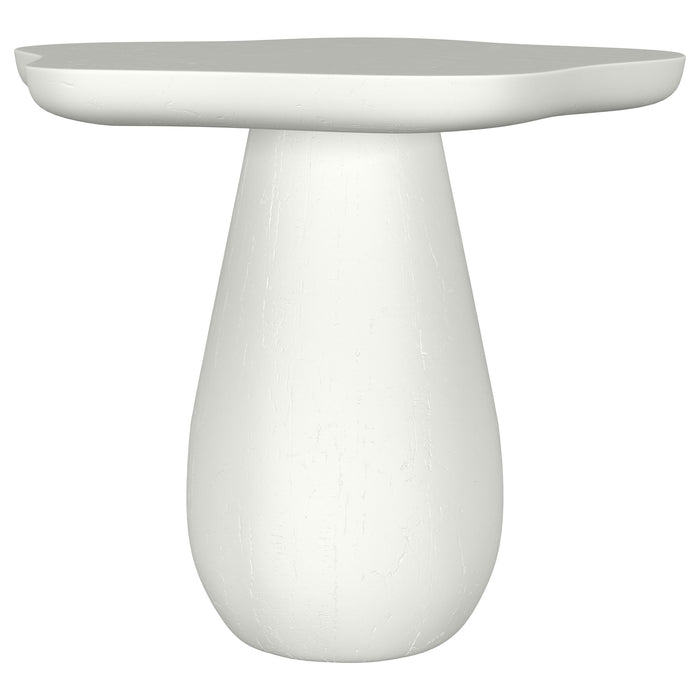 Perth 17-inch Side Table with Cloud-Shaped Top Off White - Casa Morelos / Coahuila Furniture (Oklahoma City, OK)