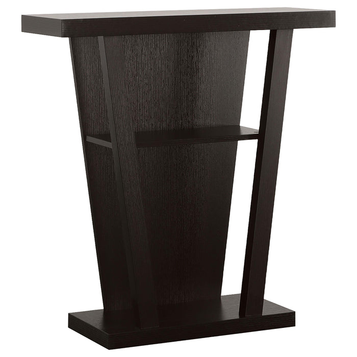 Evanna 2-shelf Console Table Cappuccino - Casa Morelos / Coahuila Furniture (Oklahoma City, OK)