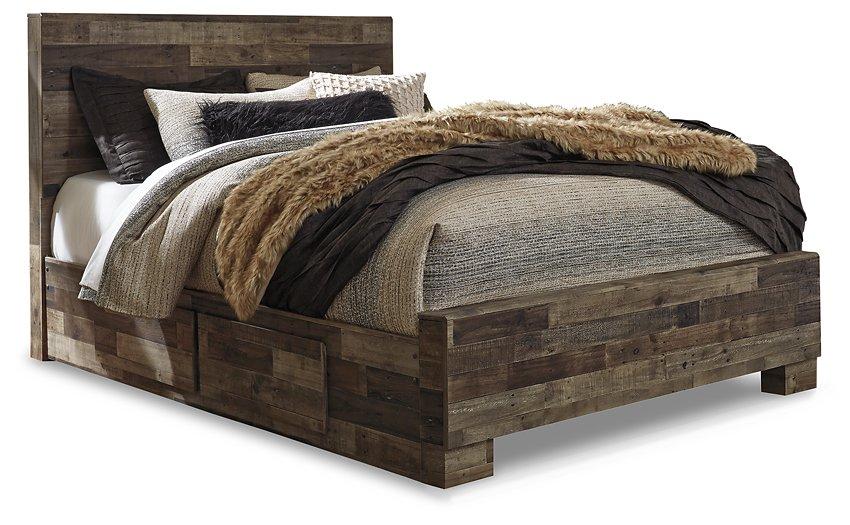 Derekson Bed with 2 Side Storage - Casa Morelos / Coahuila Furniture (Oklahoma City, OK)