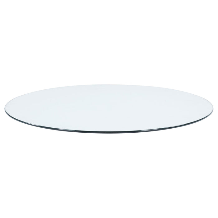 Glass Top 10mm Round Clear Tempered