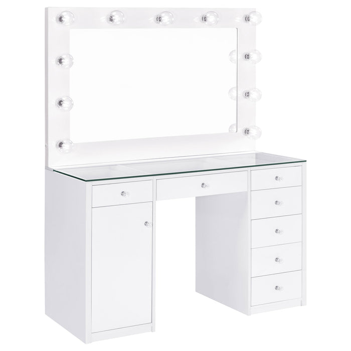 Acena Vanity Table and Mirror - Casa Morelos / Coahuila Furniture (Oklahoma City, OK)
