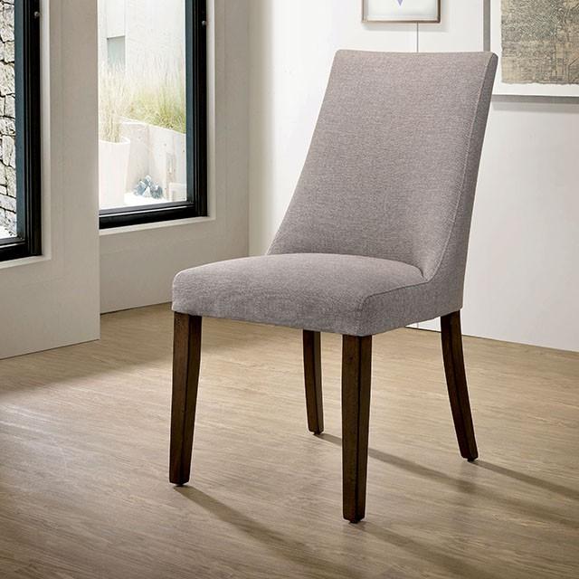 Woodworth Walnut Padded Side Chair (2/CTN) - Casa Morelos / Coahuila Furniture (Oklahoma City, OK)