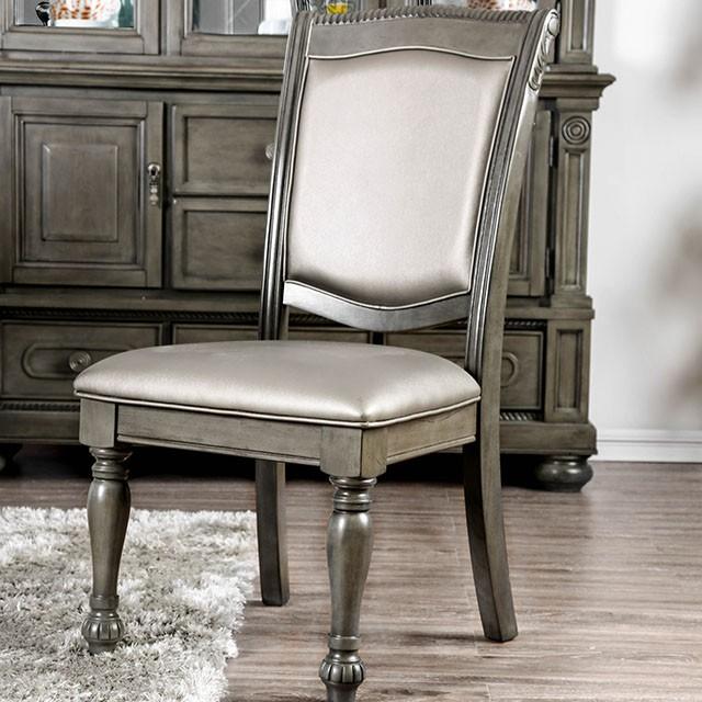 Alpena Gray Side Chair (2/CTN) - Casa Morelos / Coahuila Furniture (Oklahoma City, OK)