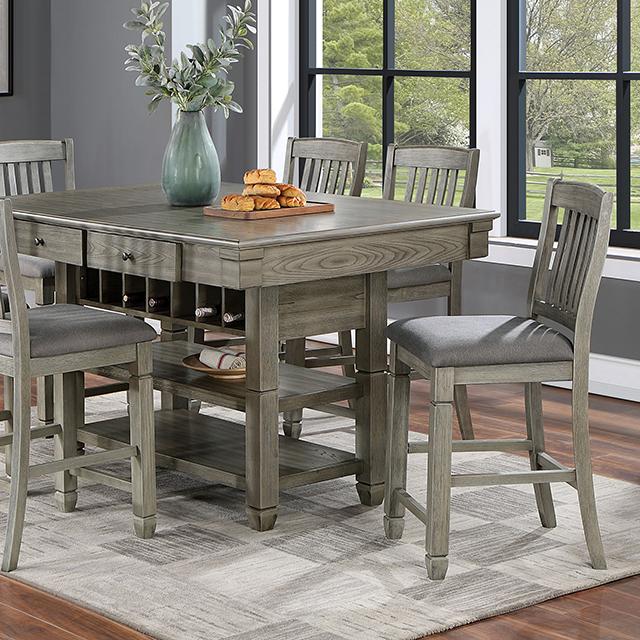 Anaya 7 Pc Counter Ht Table Set - Casa Morelos / Coahuila Furniture (Oklahoma City, OK)