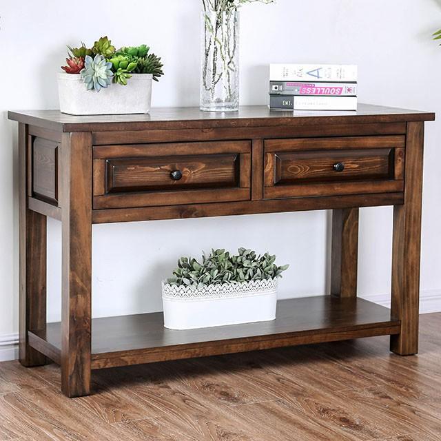Annabel Walnut Sofa Table - Casa Morelos / Coahuila Furniture (Oklahoma City, OK)