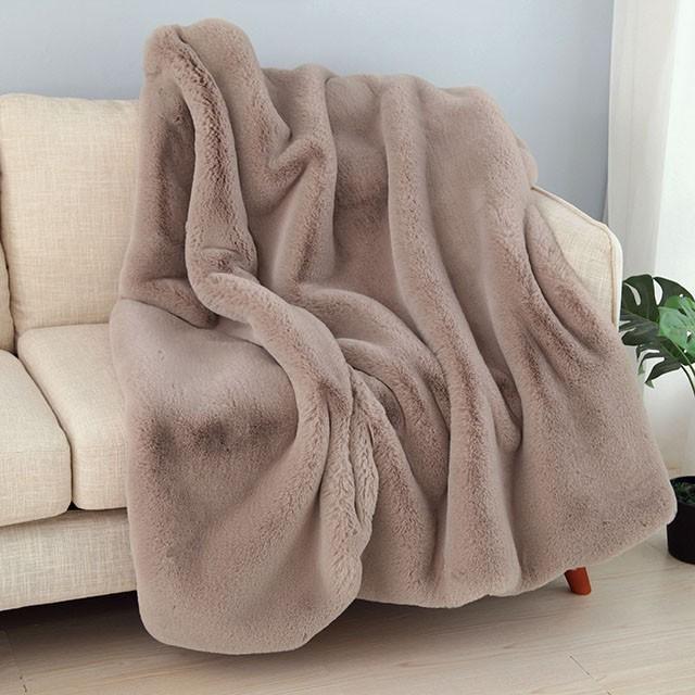 Caparica Blush Throw, Blush - Casa Morelos / Coahuila Furniture (Oklahoma City, OK)