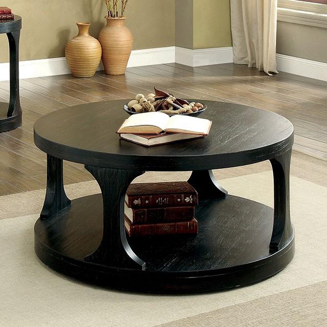 Carrie Antique Black Coffee Table - Casa Morelos / Coahuila Furniture (Oklahoma City, OK)