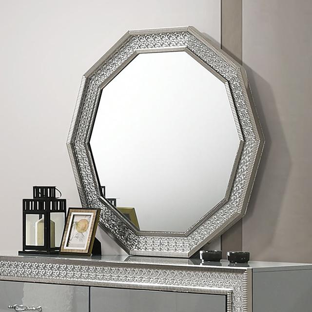 Cassiopeia Decagon Mirror - Casa Morelos / Coahuila Furniture (Oklahoma City, OK)