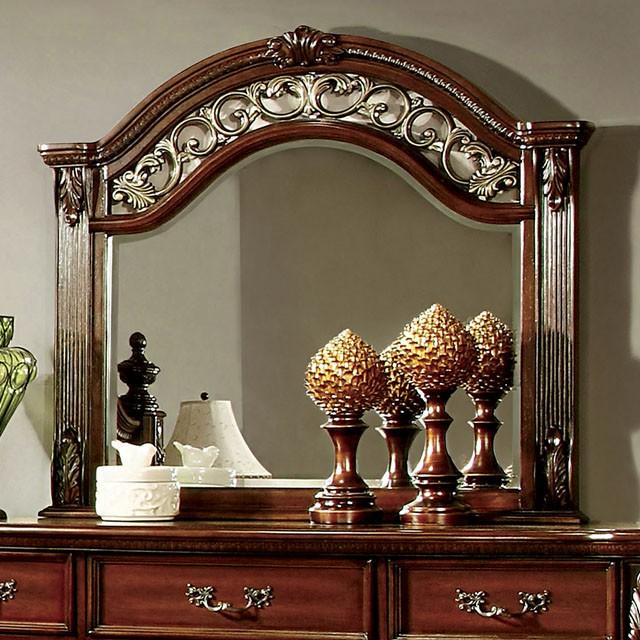 ARTHUR Brown Cherry Mirror - Casa Morelos / Coahuila Furniture (Oklahoma City, OK)
