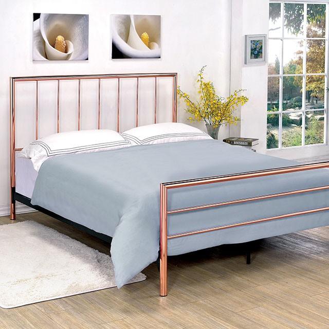 Diana Bed Rose Gold - Casa Morelos / Coahuila Furniture (Oklahoma City, OK)