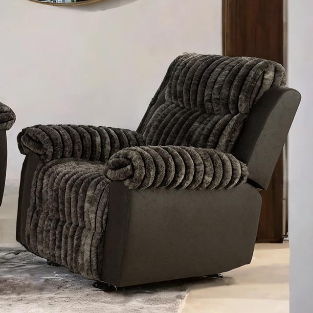 Dionysus Manual Glider Recliner Brown - Casa Morelos / Coahuila Furniture (Oklahoma City, OK)