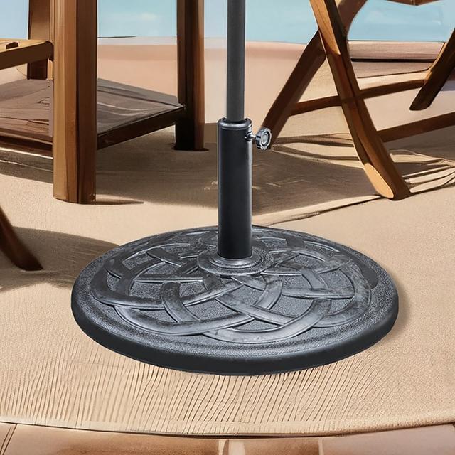 Duro Round Umbrella Base - Casa Morelos / Coahuila Furniture (Oklahoma City, OK)