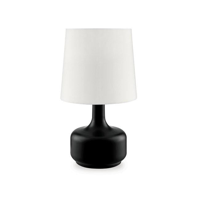 Farah Black 17"H Matte Black Table Lamp - Casa Morelos / Coahuila Furniture (Oklahoma City, OK)
