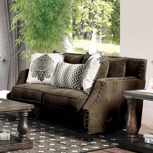 Cornelia Light Brown Love Seat - Casa Morelos / Coahuila Furniture (Oklahoma City, OK)
