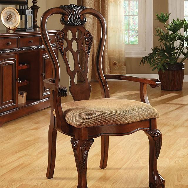George Town Cherry Arm Chair (2/CTN) - Casa Morelos / Coahuila Furniture (Oklahoma City, OK)
