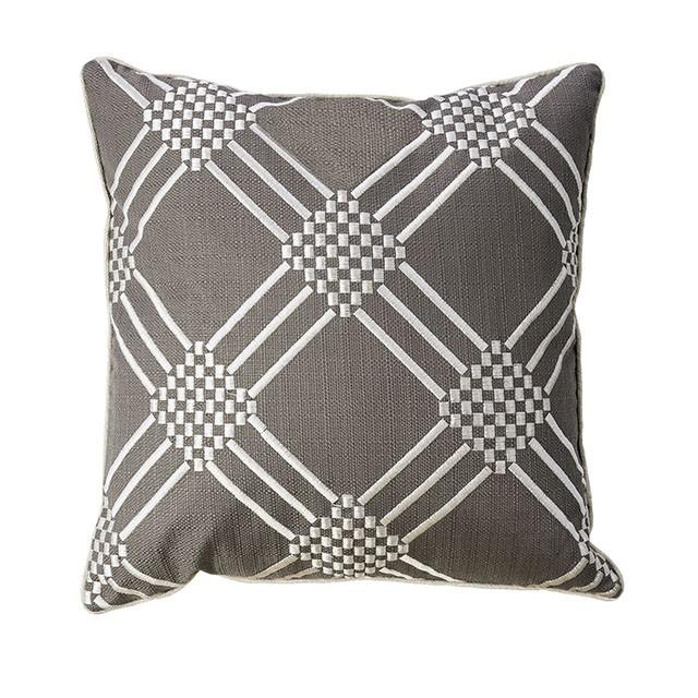 Bess Gun Metal 20" X 20" Pillow, Gunmetal (2/CTN) - Casa Morelos / Coahuila Furniture (Oklahoma City, OK)