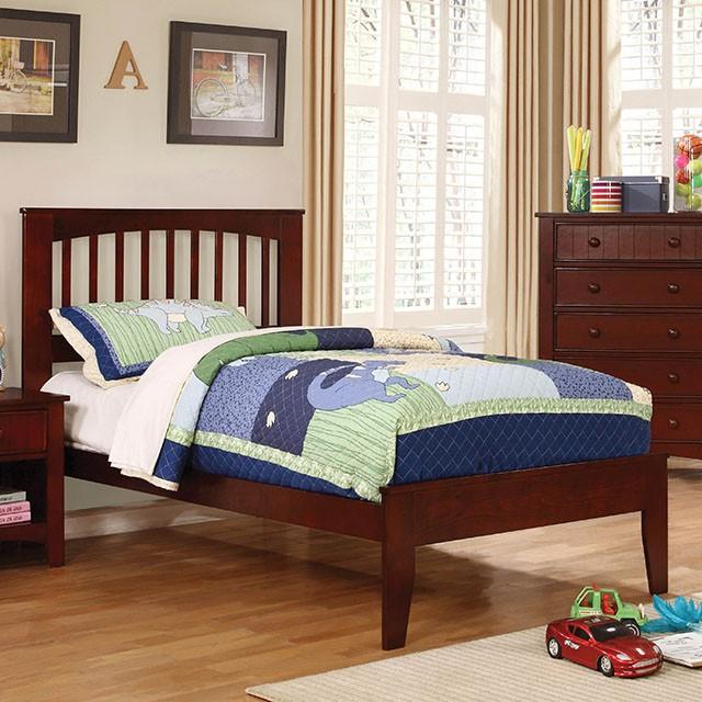 Pine Brook Cherry & White Full Bed - Casa Morelos / Coahuila Furniture (Oklahoma City, OK)