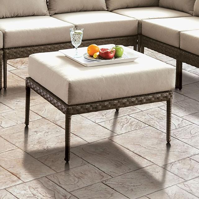ALEISHA Patio Ottoman - Casa Morelos / Coahuila Furniture (Oklahoma City, OK)