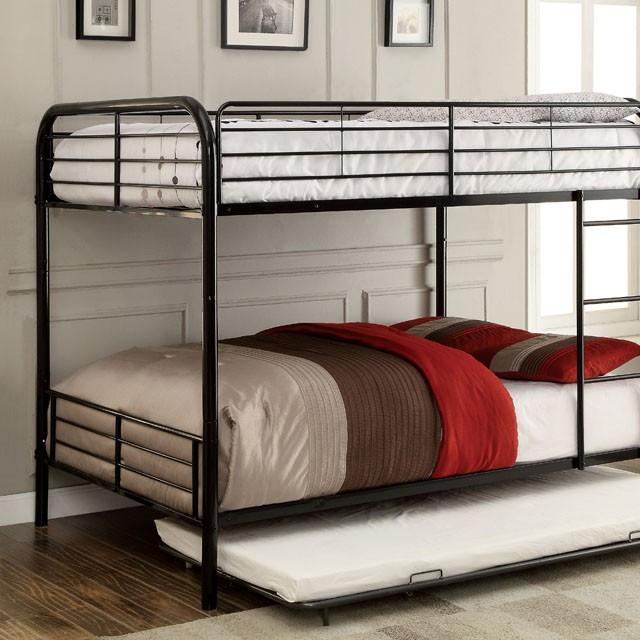 BROCKET Black Metal Full/Full Bunk Bed - Casa Morelos / Coahuila Furniture (Oklahoma City, OK)