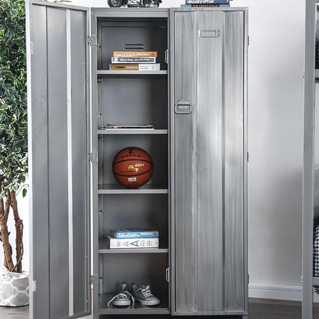 Zaheera Silver Large Locker - Casa Morelos / Coahuila Furniture (Oklahoma City, OK)