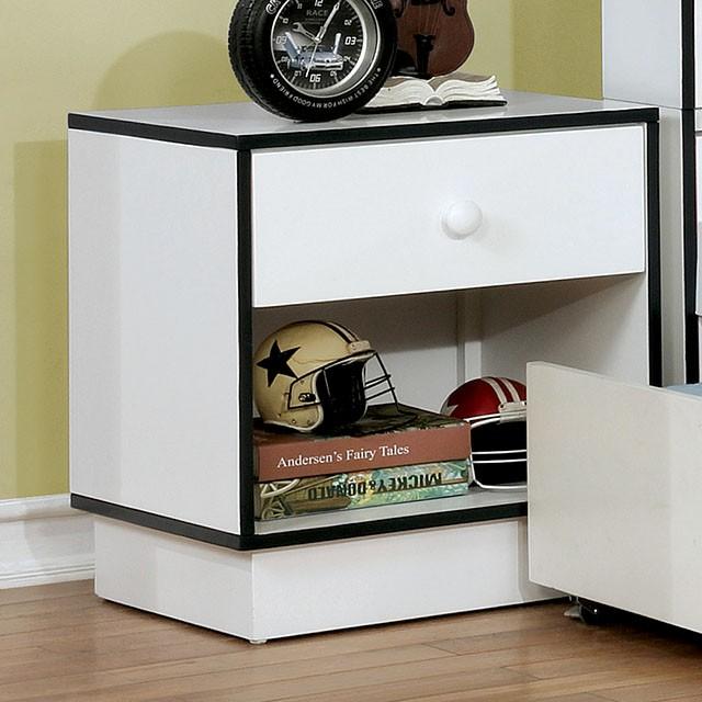 Bobbi Night Stand Blue - Casa Morelos / Coahuila Furniture (Oklahoma City, OK)
