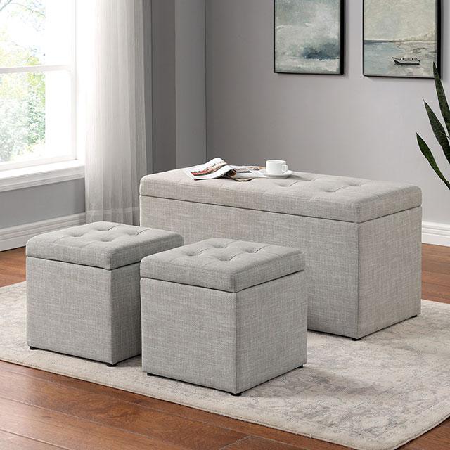 DARYN Storage Bench w/ Ottoman - Casa Morelos / Coahuila Furniture (Oklahoma City, OK)