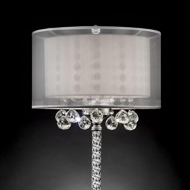 30"H Table Lamp, Hanging Crystal - Casa Morelos / Coahuila Furniture (Oklahoma City, OK)