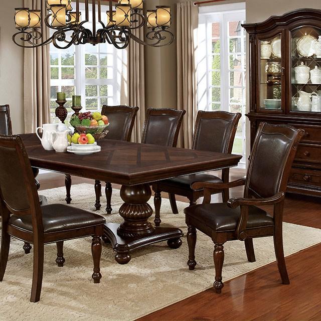 Alpena Brown Cherry Dining Table - Casa Morelos / Coahuila Furniture (Oklahoma City, OK)