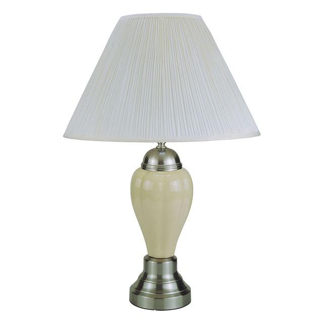 Niki Ivory Table Lamp (6/CTN) - Casa Morelos / Coahuila Furniture (Oklahoma City, OK)